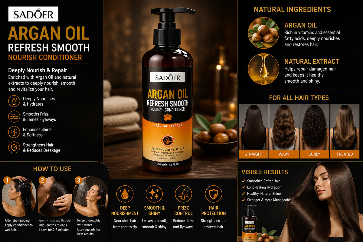 SADOER Argan Oil Refresh Smooth Conditioner 2