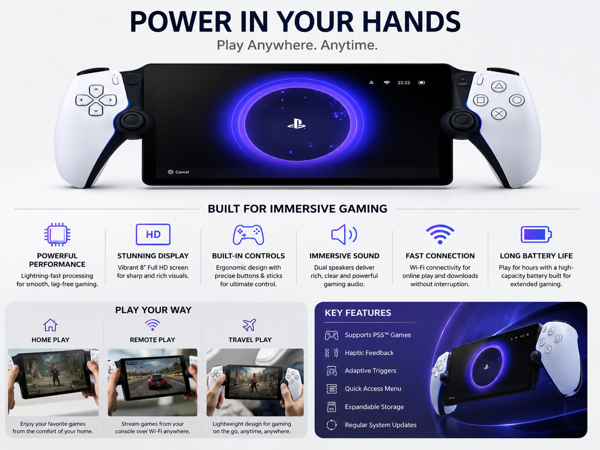 Portable Play Station Controller 2