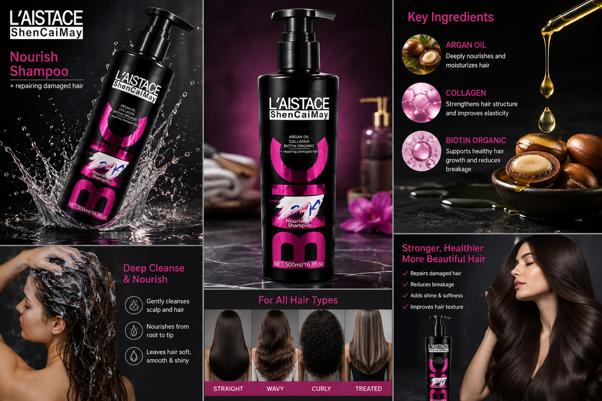 L’AISTACE ShenCaiMay Argan Collagen Shampoo 2