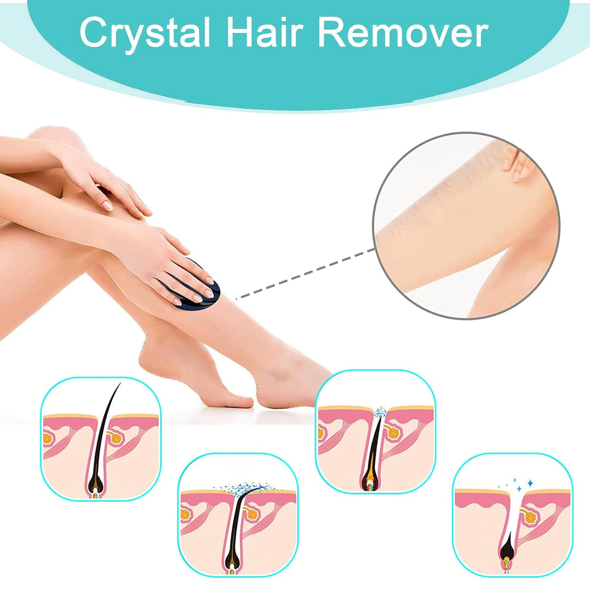 Crystal Hair Removal Tool