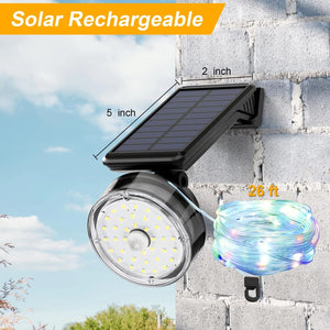 Solar Motion Sensor Induction Wall Lamp 3