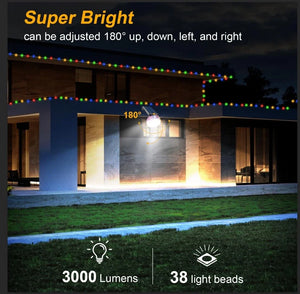 Solar Motion Sensor Induction Wall Lamp 5