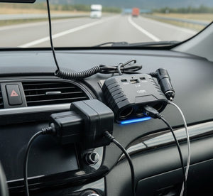 Type-C + USB Multi Socket Car Charger 2