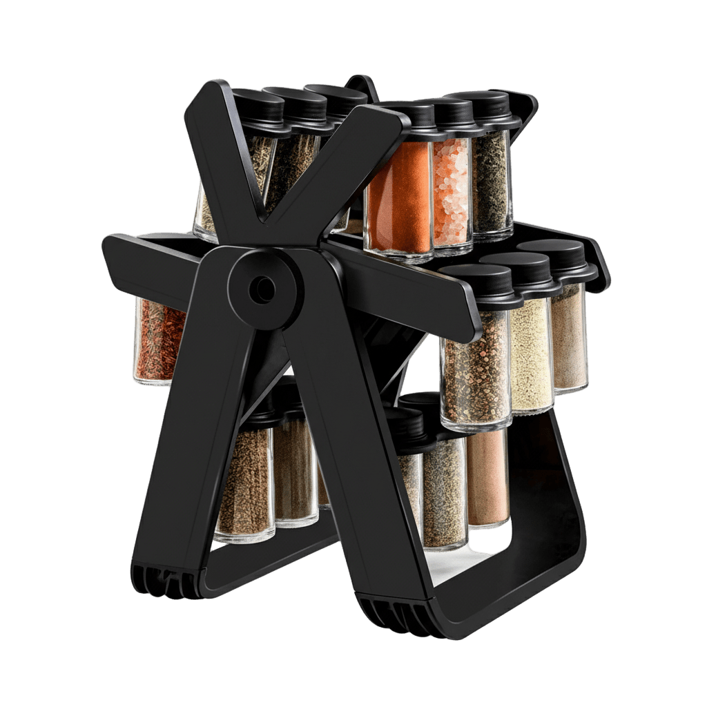 18 Jar Rotating Spice Rack 9