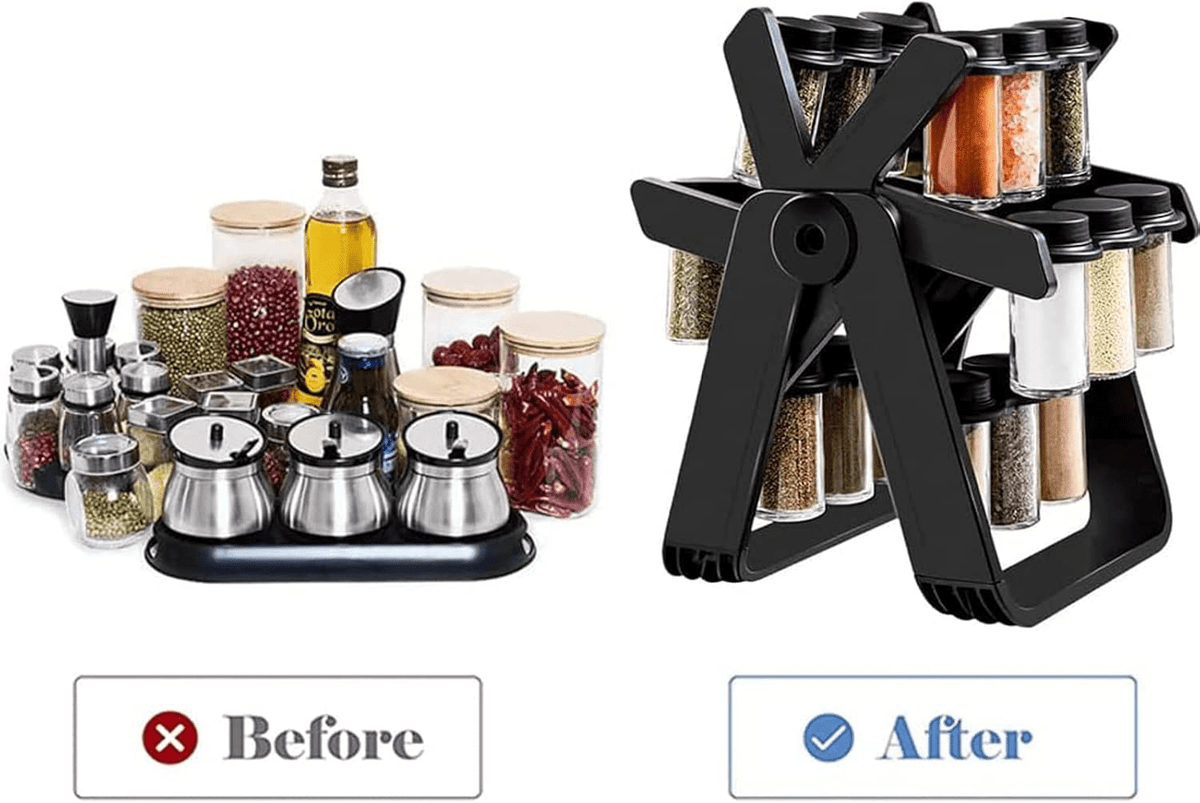 18 Jar Rotating Spice Rack 7