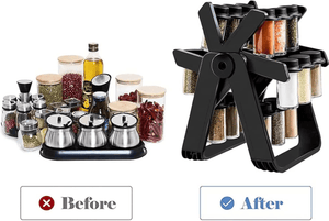 18 Jar Rotating Spice Rack 7