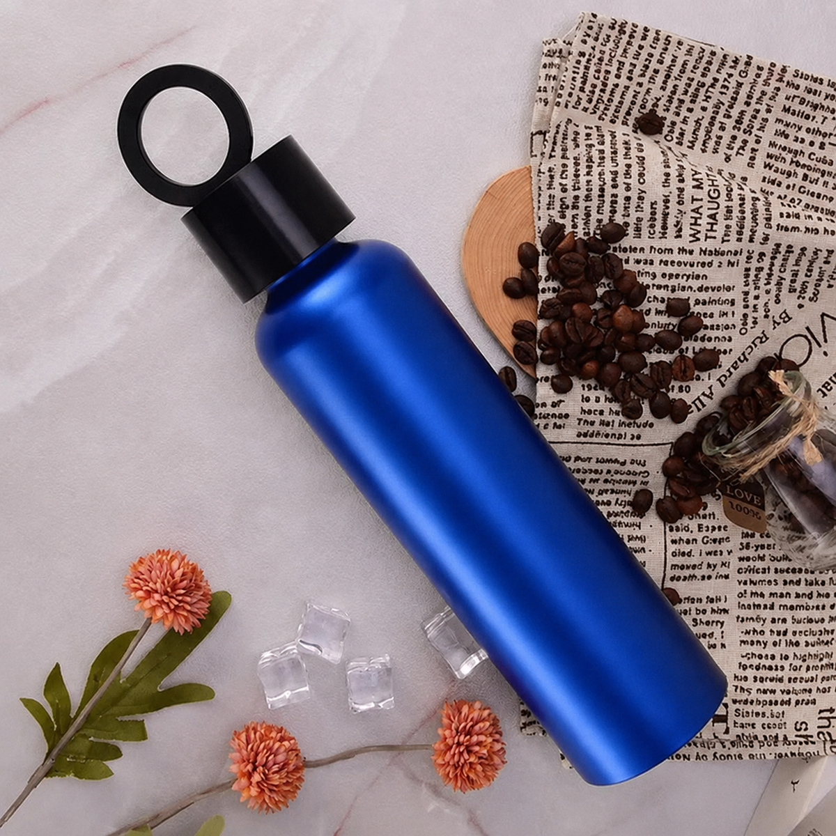 Vacuum Insulated Water Bottle with Holder 4