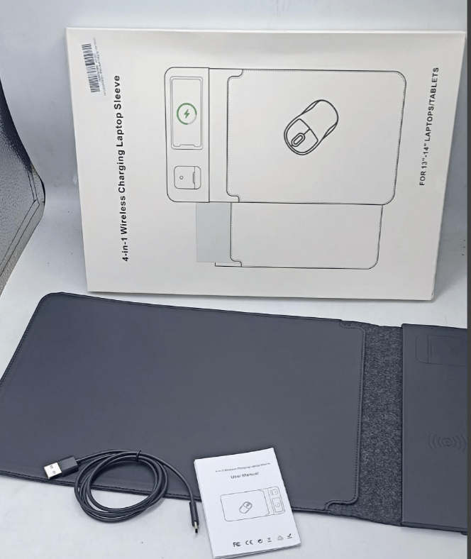 4 in 1 Wiresless Charging Laptop Sleeve 5