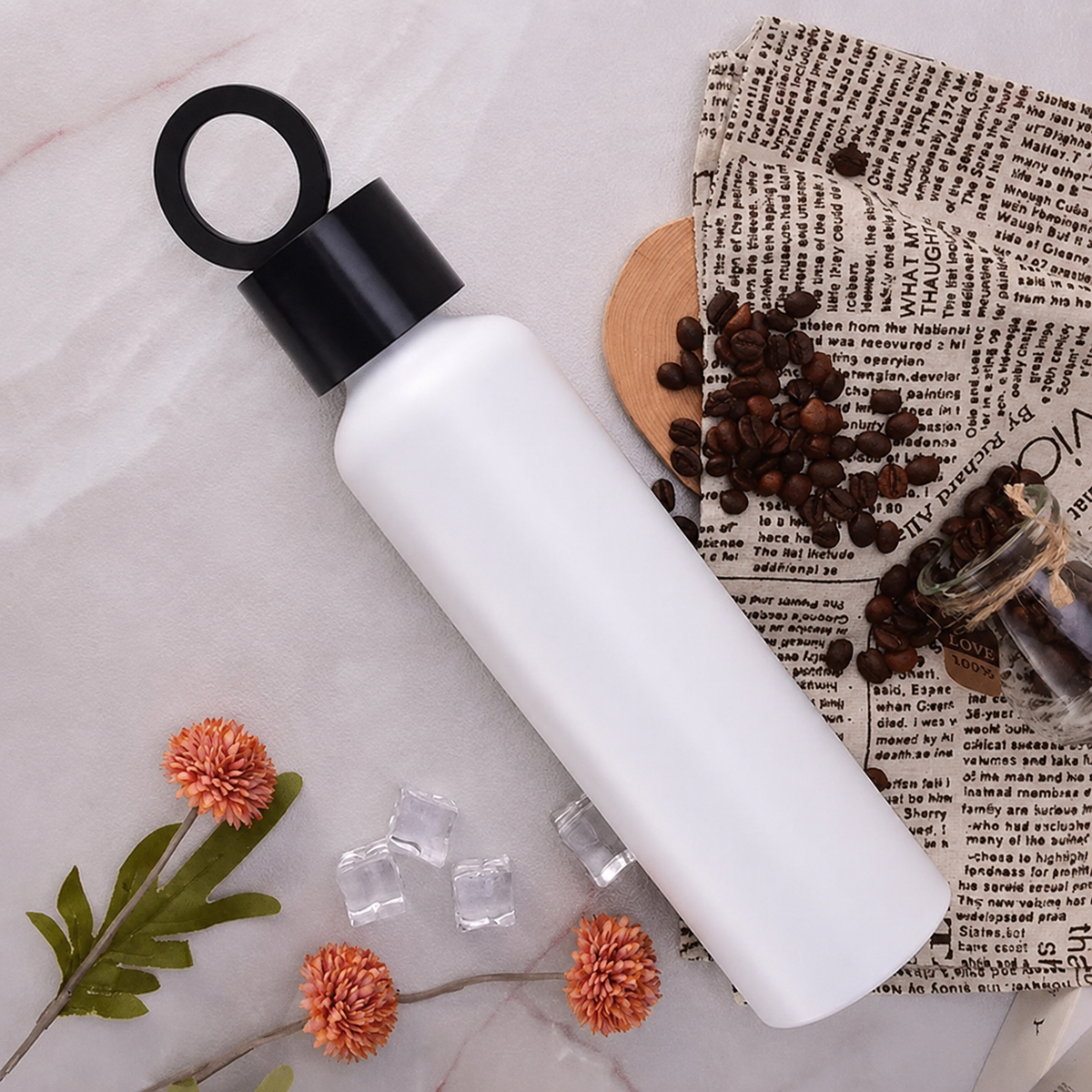 Vacuum Insulated Water Bottle with Holder 3