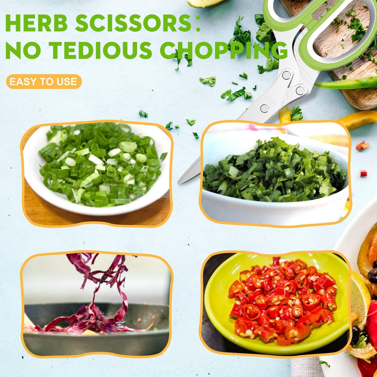 5-Blade Herb Scissor 2