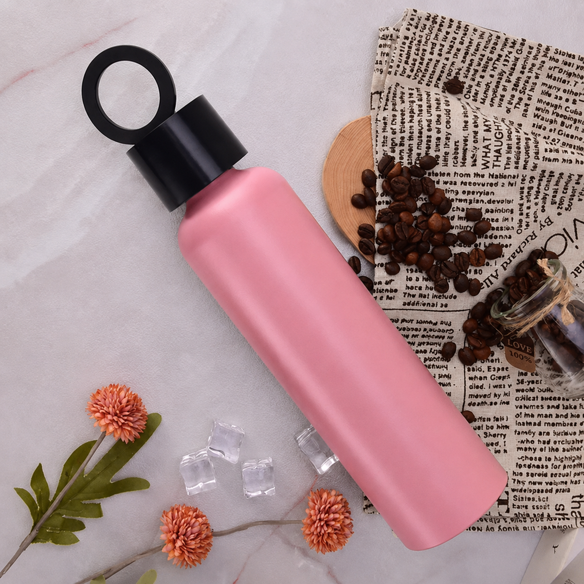 Vacuum Insulated Water Bottle with Holder 5