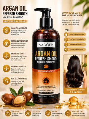 SADOER Argan Oil Refresh Smooth Shampoo 2