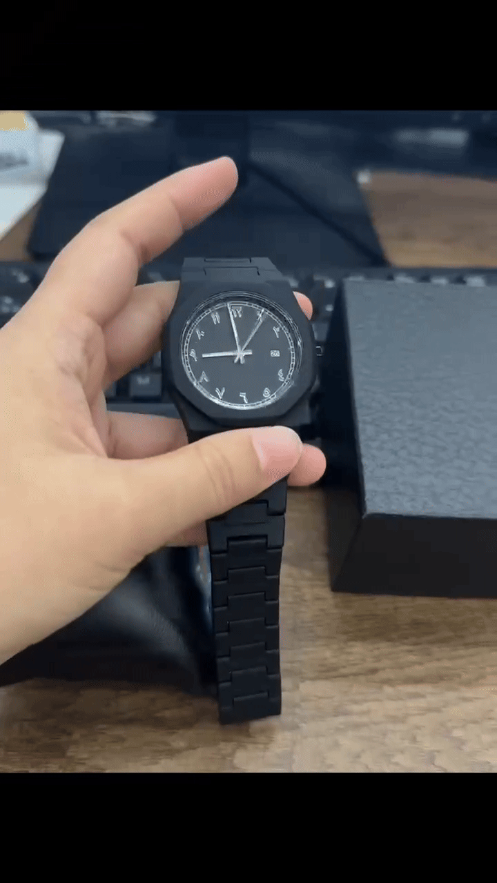 Stainless Steel Arabic Watch 3
