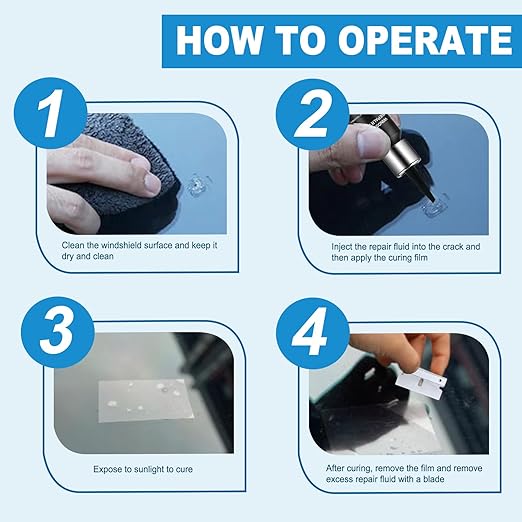 Windshield Crack Repair Kit 3